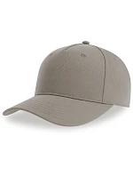 Atlantis Headwear Fiji 5-panelová bejzbalová čiapka 33.0103 sivá Atlantis Headwear Fiji 5-panelová bejzbalová čiapka 33.0103 sivá