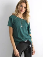 Tričko RV TS 4662.38P tmavozelené Tričko RV TS 4662.38P tmavozelené