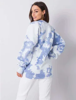 Mikina DS BL 1118.60 bielo-modrá
