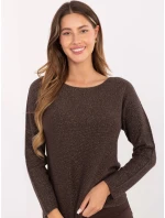 Sveter IT SW 0110.84 tmavohnedý