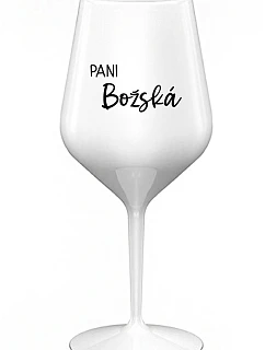 Lady of God - biely nerozbitný pohár na víno 470 ml