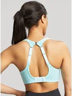 Športová podprsenka s potlačou 5021R tyrkysová - Panache