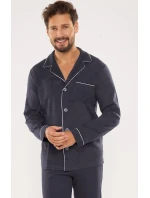 Pánske pyžamo De Lafense 729 Norberto long/r M-2XL Pánske pyžamo De Lafense 729 Norberto long/r M-2XL