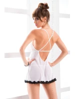 Set Venus White (košieľka + tangá) - Irall