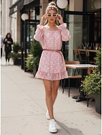 Španielske šaty KERVEN pink FashionStreet EY2469 Španielske šaty KERVEN pink FashionStreet EY2469