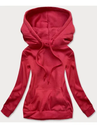 Červená dámska tepláková mikina (W02-20)