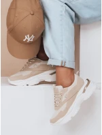 Dámske tenisky na platforme SPORTLITE beige FashionStreet ZY0608