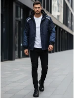 FashionStreet pánska tmavomodrá lyžiarska bunda TX5129