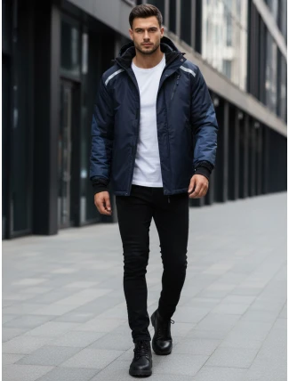 FashionStreet pánska tmavomodrá lyžiarska bunda TX5129