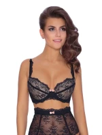 Dámska podprsenka Ambre push up black - ROZA