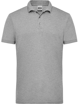 Daiber JN 830 Pánske pracovné polo tričko z piké 02.0830 šedá melírovaná