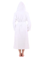 Unisex saunový župan s kapucňou 3150 biely - Vestis Unisex saunový župan s kapucňou 3150 biely - Vestis