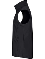 Clique Classic Softshell Vest M Pánska 3-vrstvová softshellová vesta 67.0911 čierna