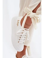 Tenisky na platforme Lee Cooper LCW-26-44-4482 White Tenisky na platforme Lee Cooper LCW-26-44-4482 White