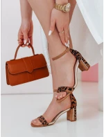 Dámske sandále SOFHEELS s leopardím vzorom FashionStreet ZY0791