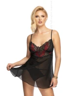 Dámska košieľka Oriana Black + G-string ZADARMO!!! - Irall Dámska košieľka Oriana Black + G-string ZADARMO!!! - Irall