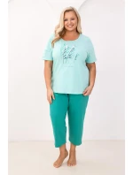 Regina 740 cr/r 2XL-3XL W26 dámske pyžamo Regina 740 cr/r 2XL-3XL W26 dámske pyžamo