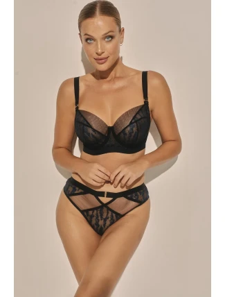 Mäkká podprsenka Kinga SC-1154 Navy Mist