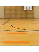 Ploché značky - pruhy 51x6cm 10ks svetlo oranžové SMJ sport ZPP-O Ploché značky - pruhy 51x6cm 10ks svetlo oranžové SMJ sport ZPP-O