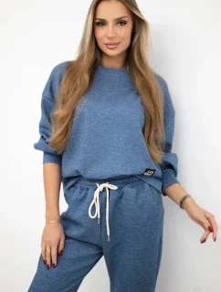 Súprava teplákov z maslovej tkaniny + džínsové nohavice