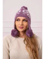 Dámske uši Balbina K381 fialové