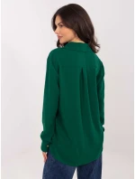 Košeľa LK KS 510109.70 tmavozelená