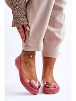 Damskie Baleriny Z Serduszkiem ZAXY LL285028 Różowe