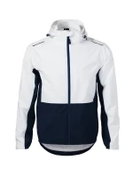 Dúhová bunda pre mužov biela