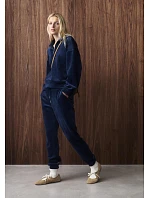 Tepláky Velour Rib Trousers tmavomodré Admiral – TRIUMPH Tepláky Velour Rib Trousers tmavomodré Admiral – TRIUMPH