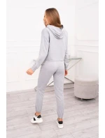 Šedá sada s potlačou Šedá sada s potlačou