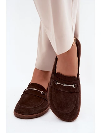 Kožené mokasíny Barefoot Z Zazoo 322 Chocolate Kožené mokasíny Barefoot Z Zazoo 322 Chocolate