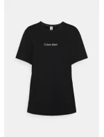 Dámsky vrchný pyžamový diel QS6756E -UB1 - Čierny - Calvin Klein Dámsky vrchný pyžamový diel QS6756E -UB1 - Čierny - Calvin Klein