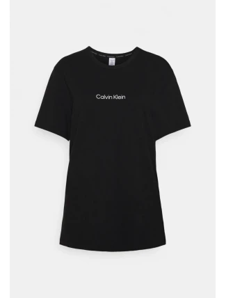 Dámsky vrchný pyžamový diel QS6756E -UB1 - Čierny - Calvin Klein Dámsky vrchný pyžamový diel QS6756E -UB1 - Čierny - Calvin Klein