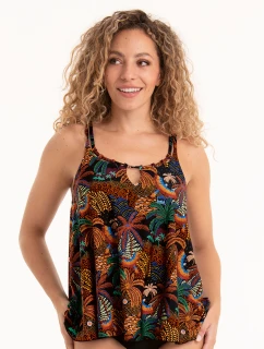 Style Mabel Top tankini - vrchný diel 8855-1 safari - RosaFaia