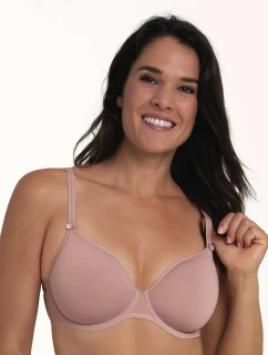 Selma Pure podprsenka s kosticami a vystuženými košíčkami 5237 rosewood - RosaFaia