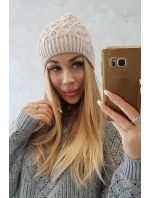 Fleecová čiapka Roma K224 light beige