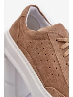 Pánska semišová športová obuv Zazoo 1544 beige Pánska semišová športová obuv Zazoo 1544 beige