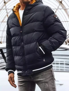 Pánska obojstranná zimná bunda tmavomodrá FashionStreet TX4196