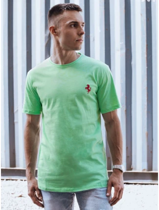 Pánske mätové bavlnené základné tričko FashionStreet RX5565 Pánske mätové bavlnené základné tričko FashionStreet RX5565