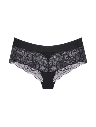 Dámske body Make-Up Illusion Lace Shorty - BLACK - black 0004 - TRIUMPH