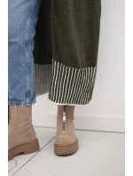 Kardigán s vreckami khaki