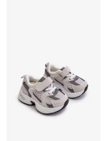 Detské tenisky na suchý zips Športová obuv Grey Rulagia Detské tenisky na suchý zips Športová obuv Grey Rulagia