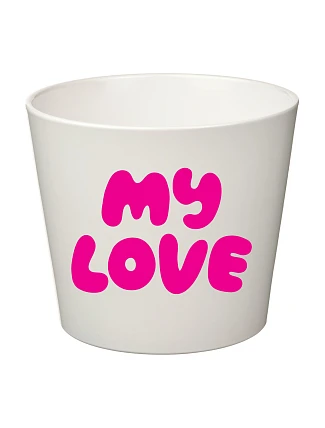 MY LOVE - velký květináč 
