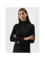 Dámska fleecová mikina W 4FAW23UFLEF031 20S black - 4F