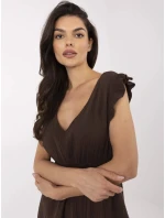 Šaty MI SK 122126.77 hnedé Šaty MI SK 122126.77 hnedé