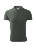 Pánska polokošeľa Pique tmavá bridlicová