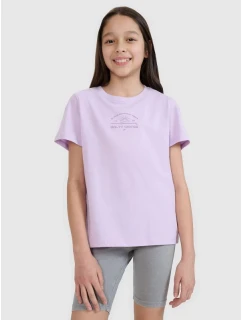 Dievčenské tričko s potlačou 4F 4FJWSS25TTSHF1871-52S