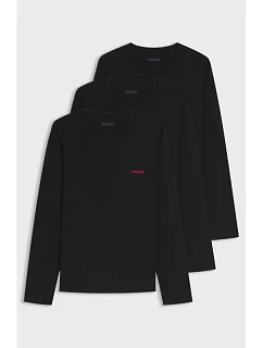Hugo Bodywear Pánska súprava tričiek LS-SHIRT NERO (50492631-001)