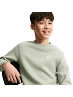 Detská mikina Nike Sportswear Club Fleece Light Green FD3006 304 Detská mikina Nike Sportswear Club Fleece Light Green FD3006 304