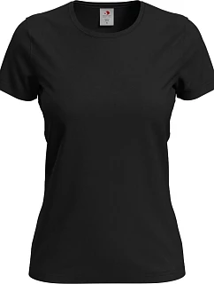 Stedman Comfort T Women Dámske tričko z hrubej bavlny 05.2160 black opal
